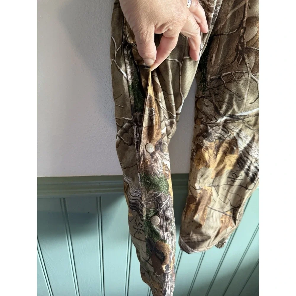 Red Head Camouflage Bib Youth M Bone Dry Waterproof Winter Hunting Snow Overalls